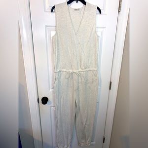 Barefoot Dreams Malibu Collection Cream Colored Pantsuit. Size XL